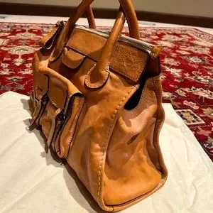 トートバッグ Chloe Marcie Large Leather Tote Bag Brown Chloé Marcie Leather Tote In Brown - 30% Off | Editorialist